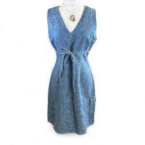 Y2K Tommy Hilfiger Denim Blue Dress NWT - Size Large
